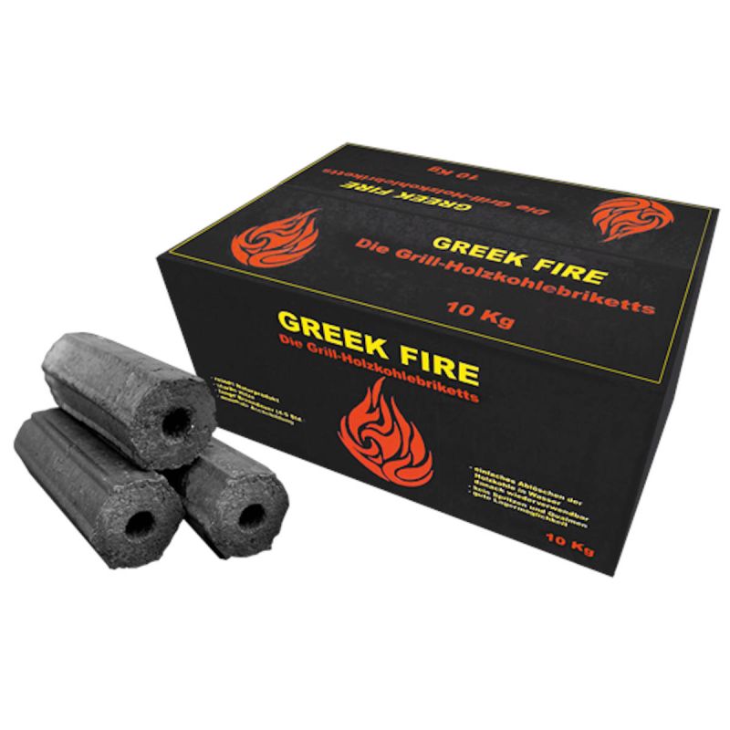 Greek Fire Grill Holzkohlebriketts Kg