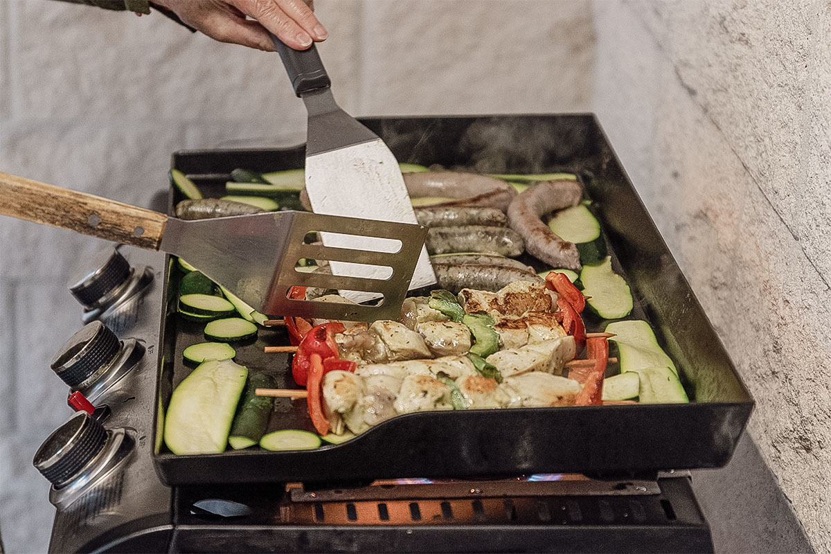 Grillen auf der Plancha