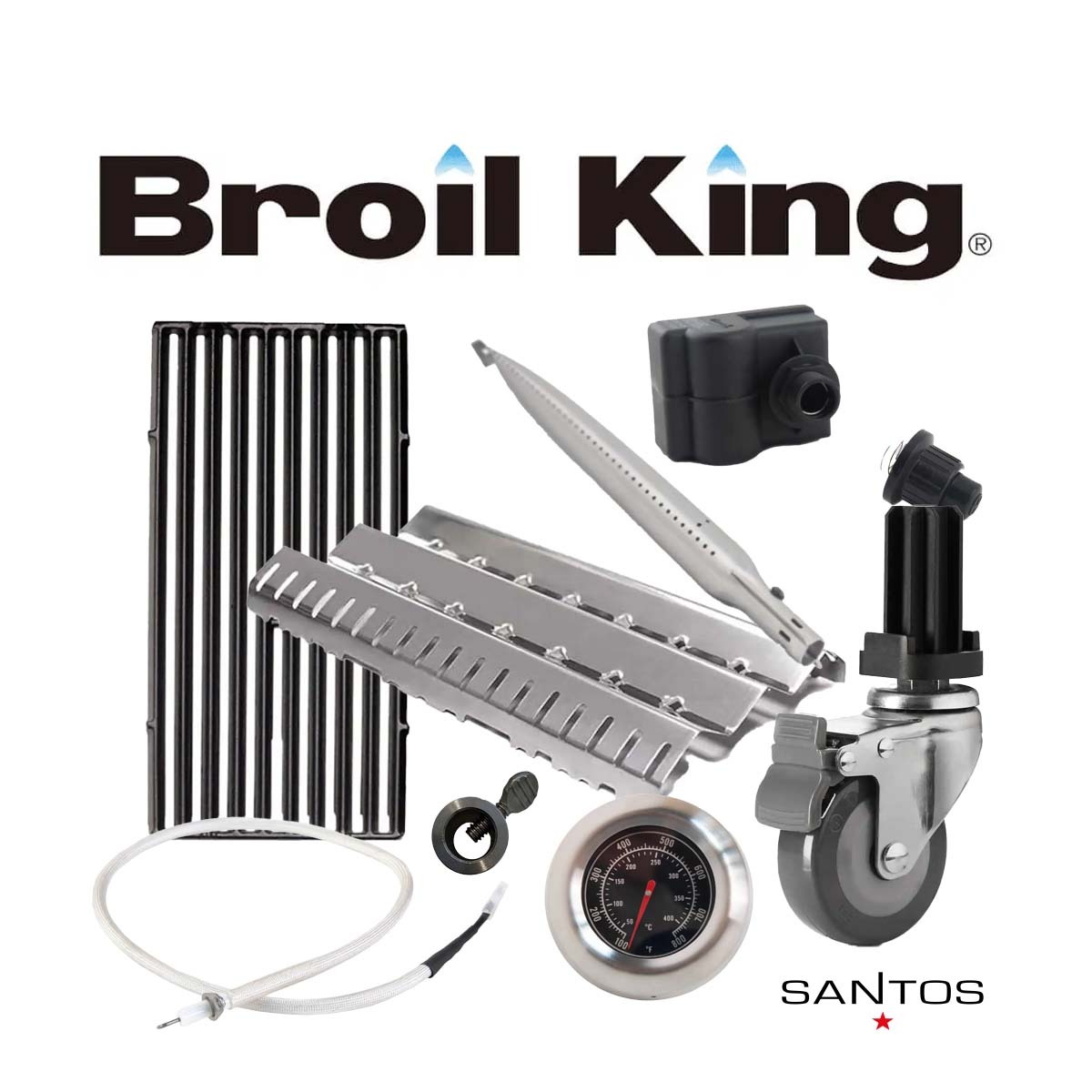 Broil King Edelstahlrost für Signet & Crown | 38,4 x 32,4 cm