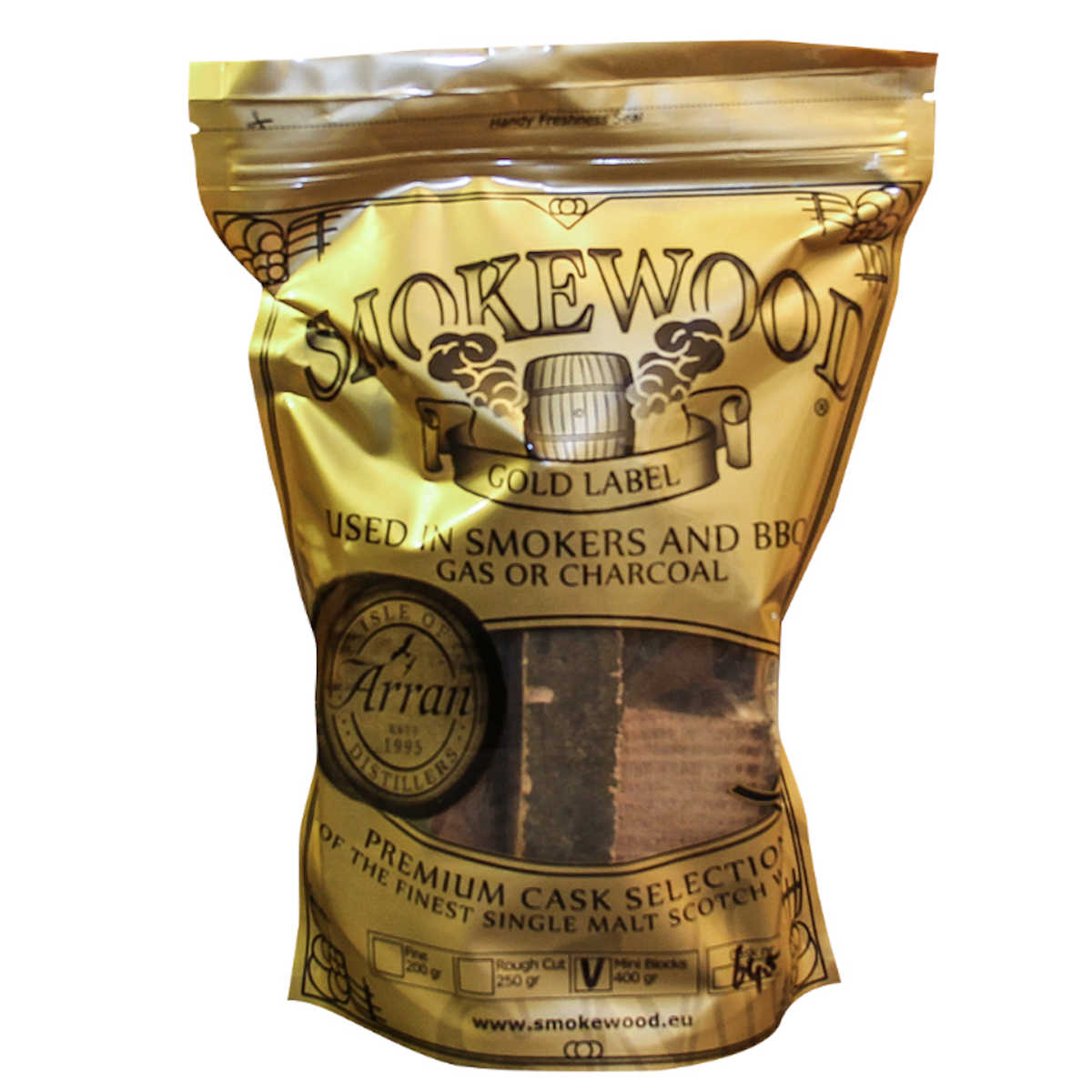 Smokewood Isle of Arrane Mini Blocks, 400 g