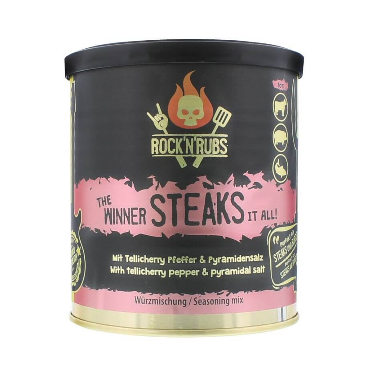 Rock'n'Rubs "The winner steaks it all" Gold Line Rub, 140g