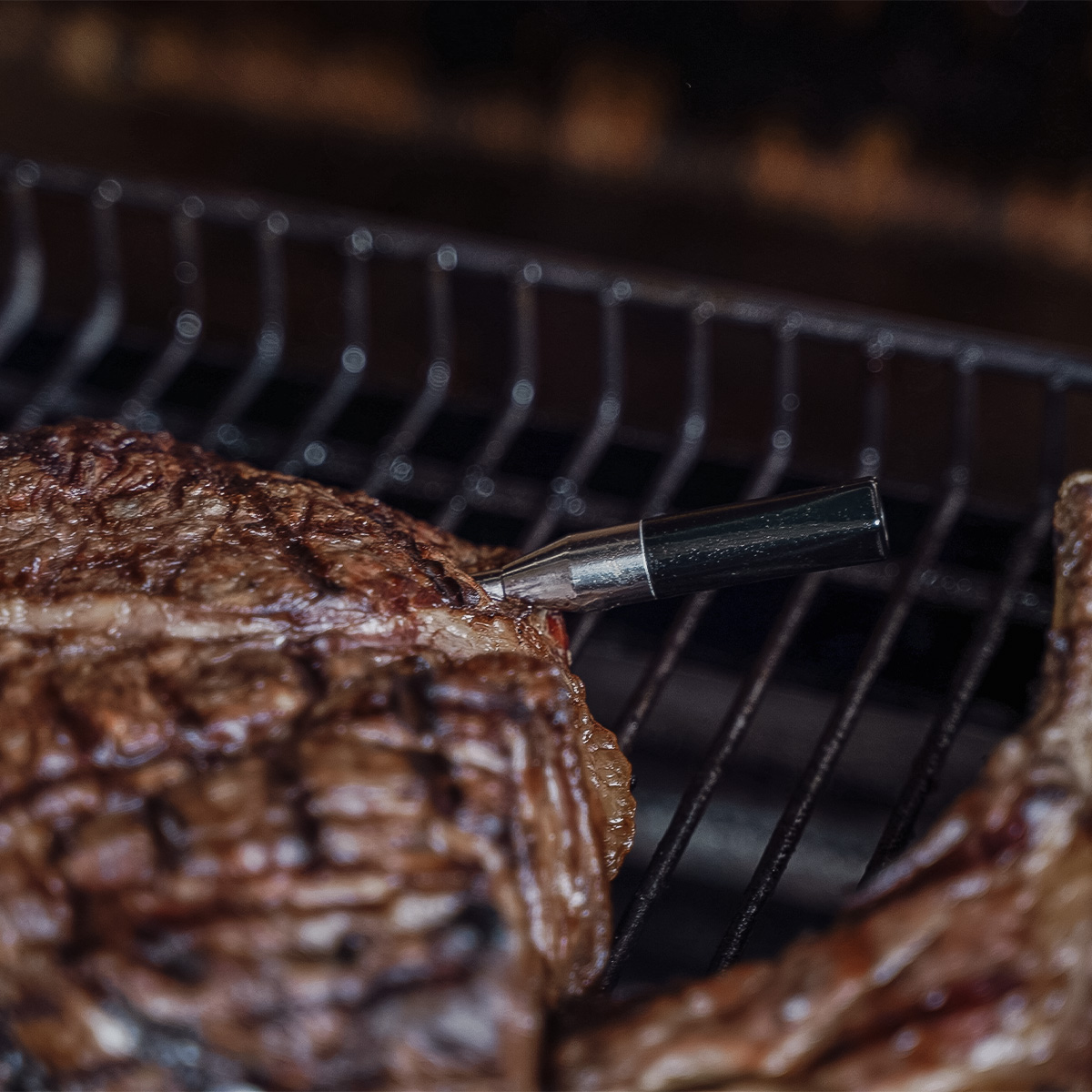 SANTOS Bluetooth Grillthermometer inkl. Ladestation | 150 m Reichweite