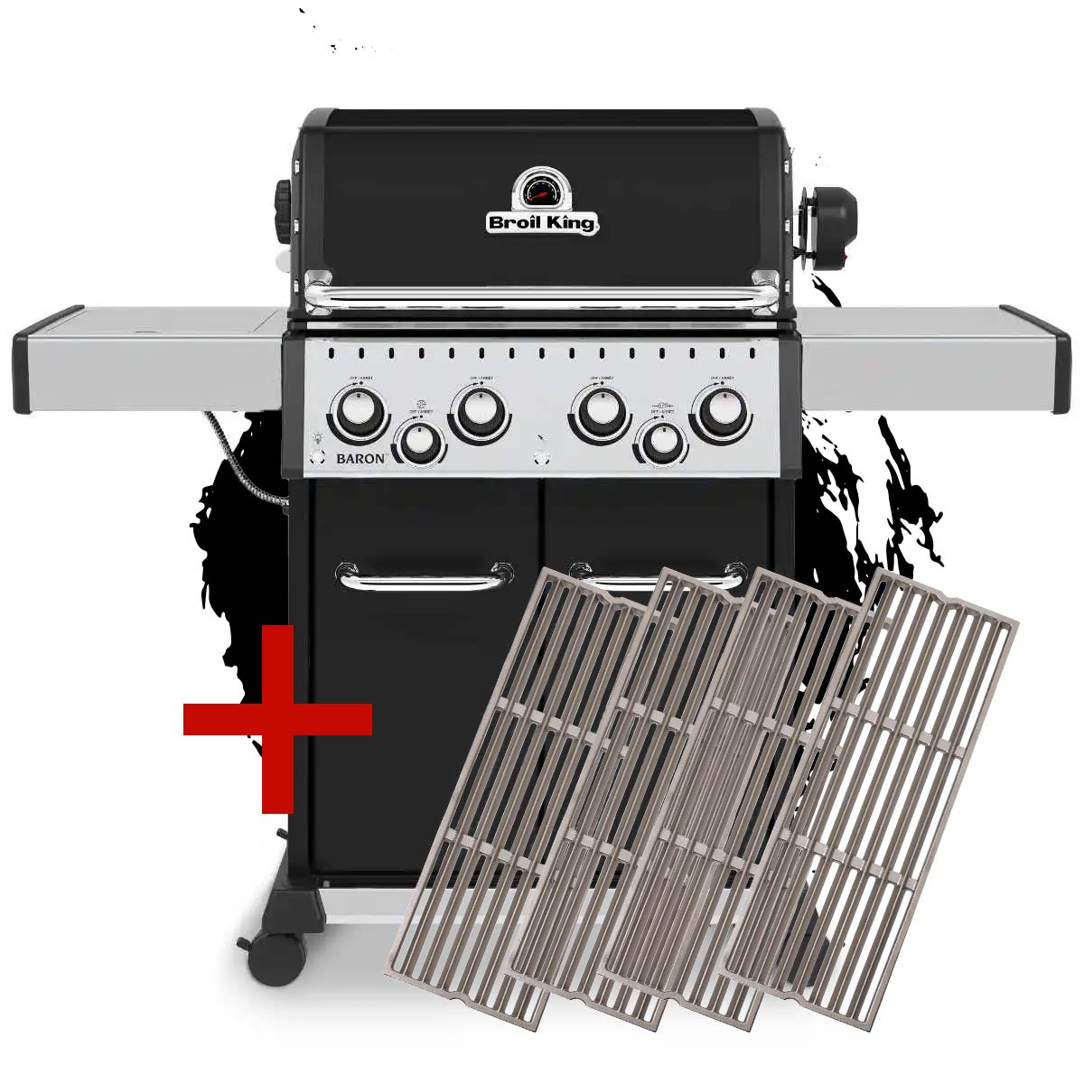 broil king baron 490 black