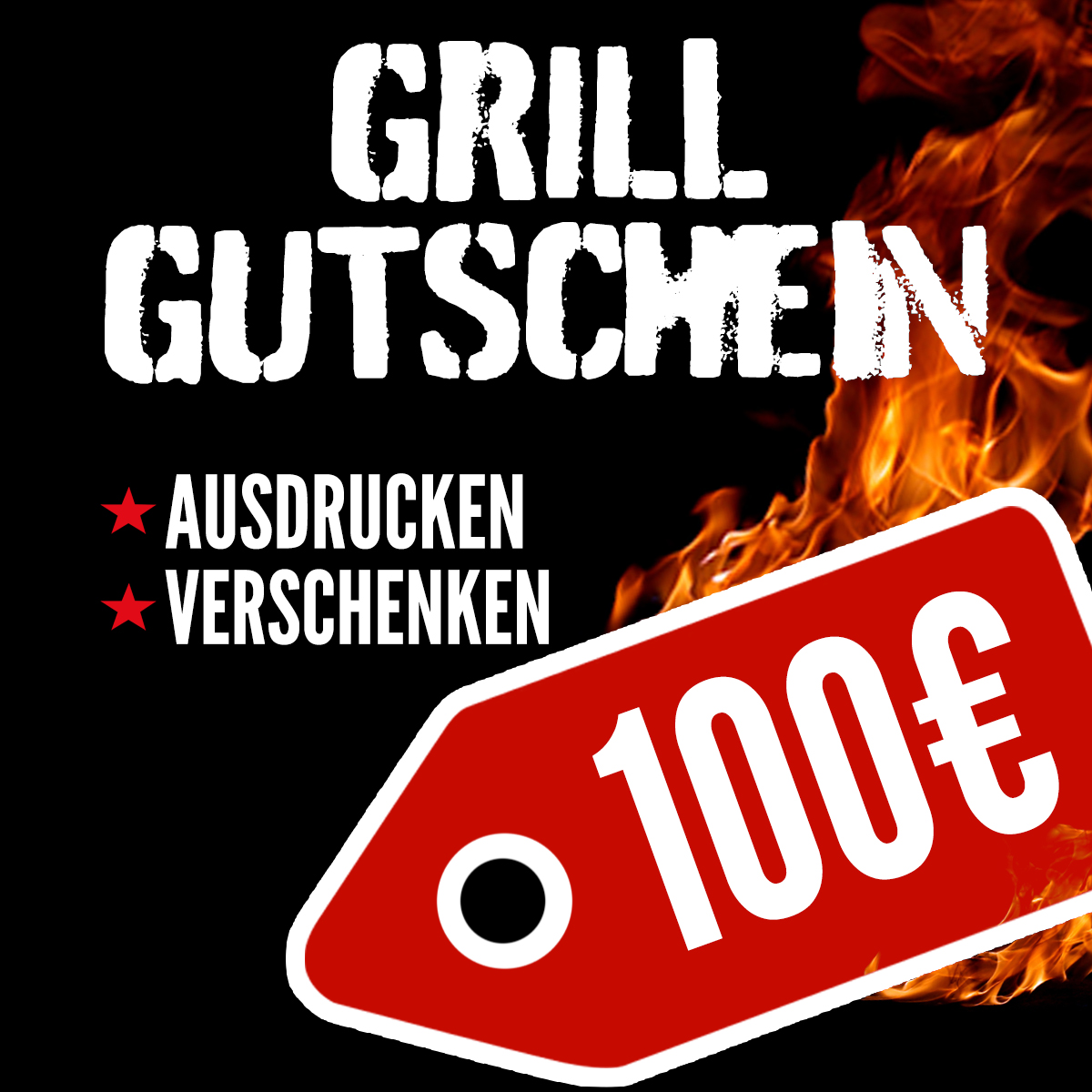 Geschenkgutschein Grillshop im Wert von 100,00 Euro (PDF)