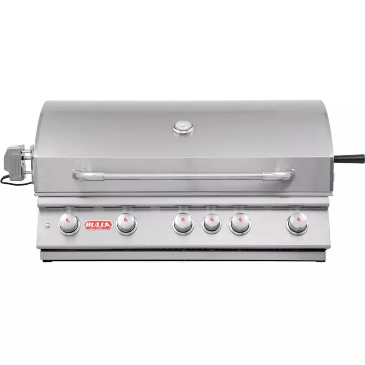 Bull Brahma Edelstahl Gas Grill | 5 Edelstahl Guss Brenner inkl. Drehspieß